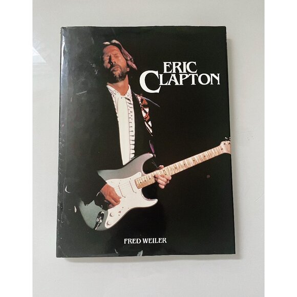 Eric Clapton Book, Vintage Hardcover Large Photo Book with Pull-Out Poster - Picture 1 of 10